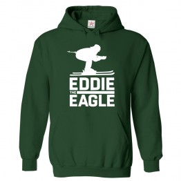 Eddie Ski Graphic Design Eagle Inspired Hoodie